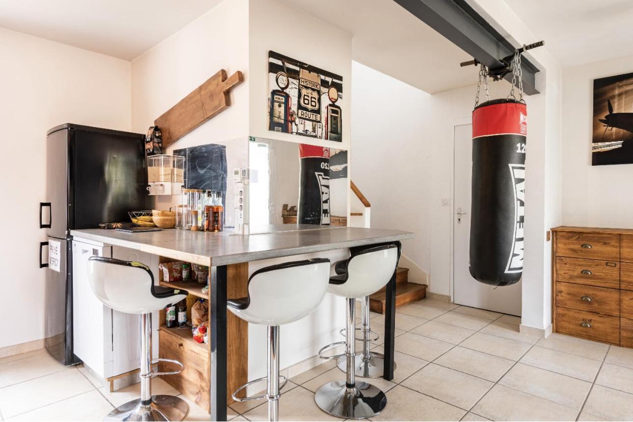 Villa Des Palmiers, Chambre 3, Lit Double Villeneuve-sur-Lot Bagian luar foto